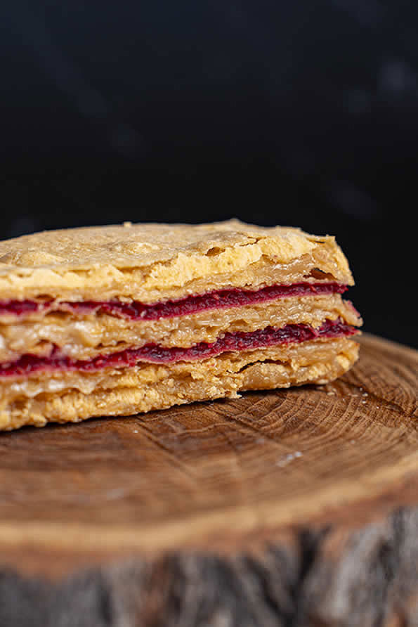 Hojarasca Manjar Frambuesa